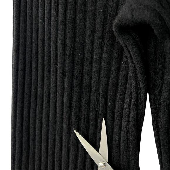 Reformation Austino Cashmere Ribbed Pants Wide Leg Pull On Drawstring MEDIUM - Picture 5 of 8